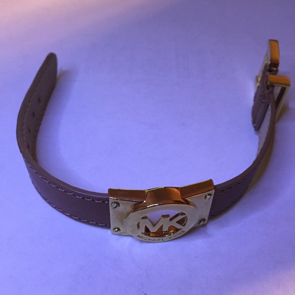 MICHAEL KORS FULTON  BROWN SAFFIANO BRACELET - Picture 4 of 6